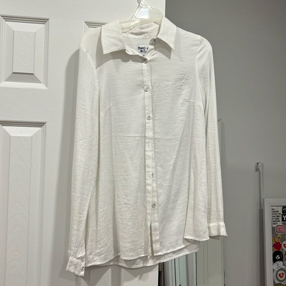 Princess Polly White Button Down - Picture 1 of 2